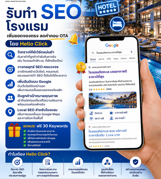 SEO ธุรกิจที่พัก