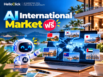 AI การตลาดโรงแรมลูกค้าต่างประเทศ