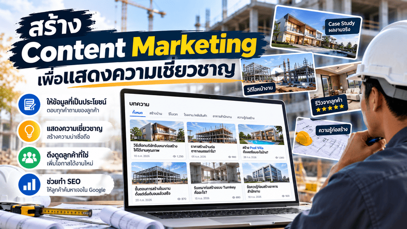 สร้าง Content Marketing เพื่อแสดงความเชี่ยวชาญ